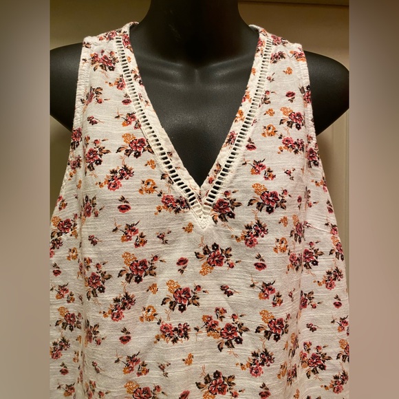 CASLON Floral Tank Top size M - Picture 4 of 12